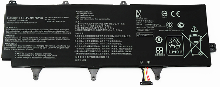 Laptop Accu Verenigbaar voor Asus ROG-ZEPHYRUS-S-GX701GV-Series