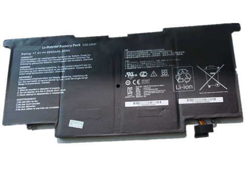 Laptop Accu Verenigbaar voor Asus UX31E-Ultrabook-Series
