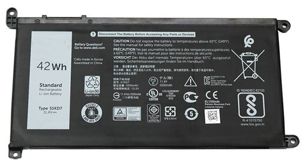 Laptop Accu Verenigbaar voor Dell Chromebook-11-3180