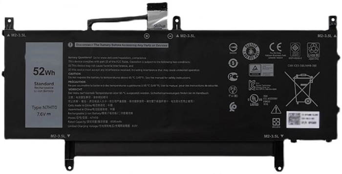 Laptop Accu Verenigbaar voor DELL Latitude-9510-2-in-1-Series