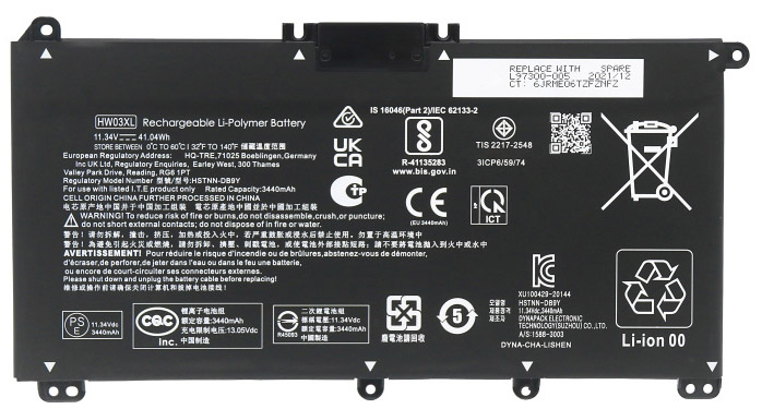 Laptop Accu Verenigbaar voor HP 17-CP0000-Series