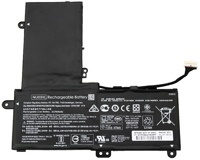 Laptop Accu Verenigbaar voor Hp Pavilion-x360-Convertible-PC-Series