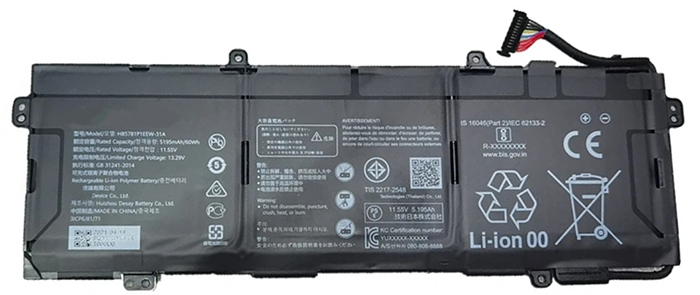 Laptop Accu Verenigbaar voor HUAWEI HKD-W76