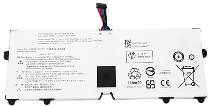 Laptop Accu Verenigbaar voor LG gram-16-2021-16Z90P