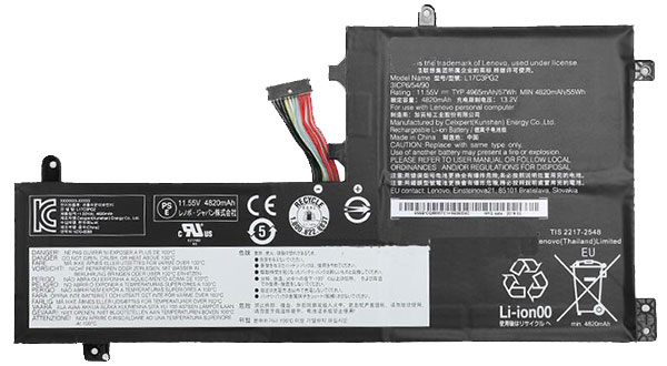 Laptop Accu Verenigbaar voor LENOVO L17M3PG2