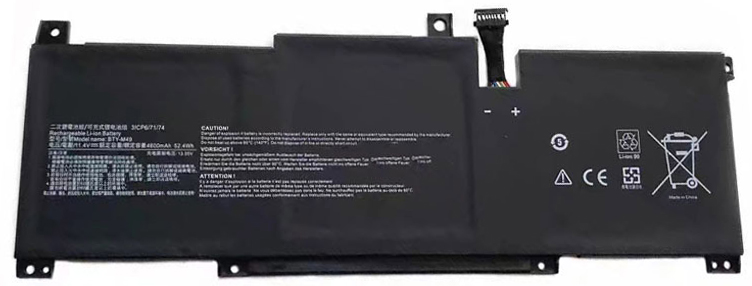 Laptop Accu Verenigbaar voor msi BTY-M49
