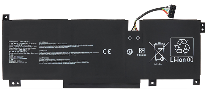 Laptop Accu Verenigbaar voor msi Crosshair-17-A11UCK