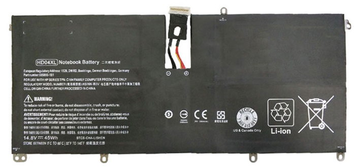 Laptop Accu Verenigbaar voor hp Ultrabook-13-2129tu